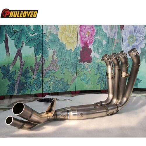 Titanium Alloy S1000XR 15-19 Motorcycle Exhaust Muffler Front Pipe Motorbike Muffler Link Pipe for S1000R S1000RR S1000XR HP4