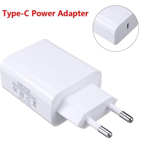 New Arrival 1pc Type-C Wall Charger Head Power Adapter EU Plug PD 18W Fast Charging for Mobile Phone Accessories