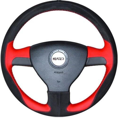 Braiding cover for Steering wheel Cover for Volkswagen Golf 5 Passat B6 Jetta 3 Tiguan Touran