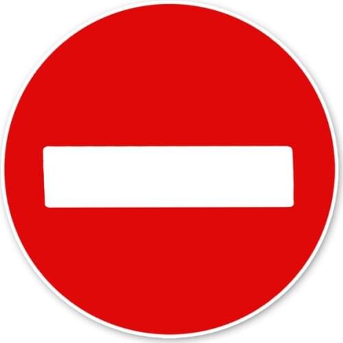 Warning Decal Pay Attention To Traffic Safety Signs Car Stickers Accessories,12CM*12CM