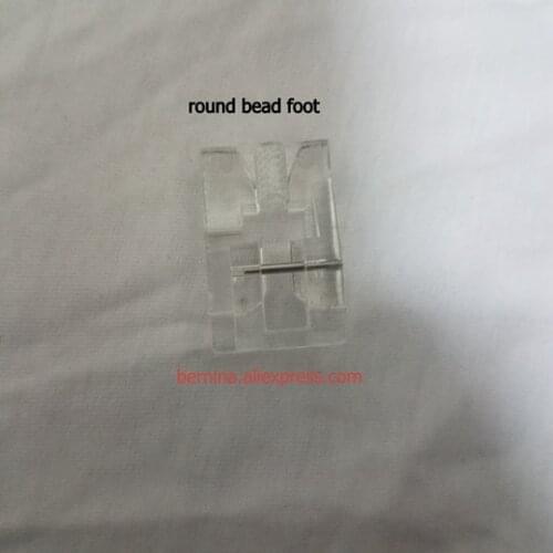 Round bead Presser Foot feet for Household/HOOM Sewing Machine Parts JANOME singer toyata pfaf juki brother bernina pfaff acm