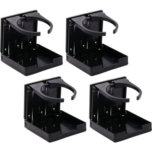 4 Pieces Adjustable Nylon Ring Drink Cup Holder for Marine Boat Caravan Car