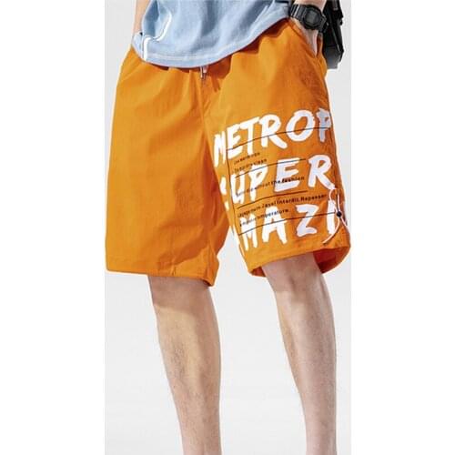 Men Summer New Classic Man Casual Shorts Mens Fashion Drawstring Beach Shorts Summer New Letter Printing Shorts Male 3XL MKD041
