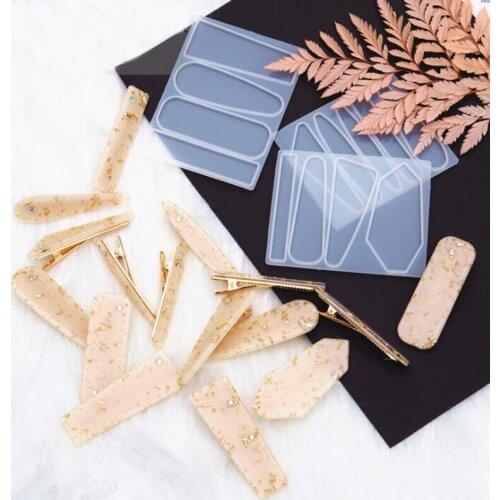 Silicone Molds for Epoxy Resin Form for Candles DIY Hairpin Crafts Supplies 1pc