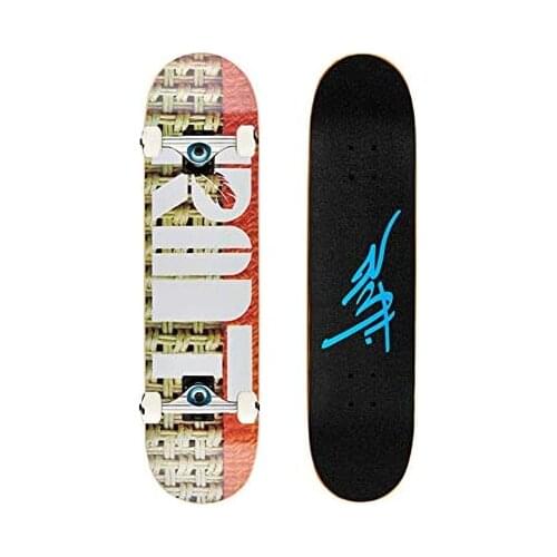 Skateboards 31''X 7.5" Pro Complete Skateboard 7 Layer Canadian Maple Skateboard Deck for Extreme Sports and Outdoors