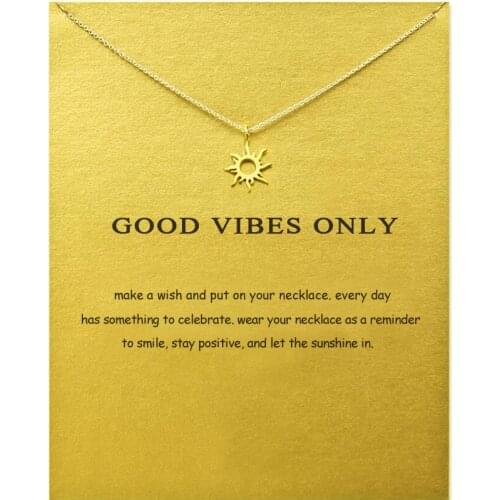 Sun Gold Necklace Pendant Necklace Chain Necklace Choker Necklace For WomenFashion Jewelry Best Friend ,Birthday Gift