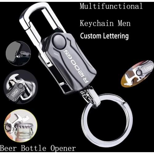 Finger Spinner Mens Multifunctional metal Keychain for BMW R 1200 R1200 GS R1200GS R 1200GS ADV Adventure motorcycle Accessor