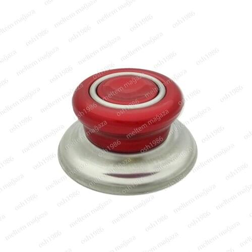 1 PCS Universal Replacement Cookware Kitchen Accessory Knob Screw Handle Pan Hand Grip Handle Cover Red HT-TT0002-12