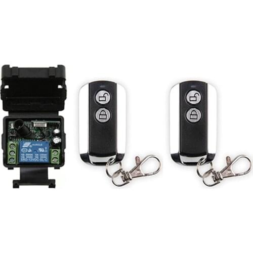 433Mhz Universal Wireless Remote Switch DC 12V 24V 1CH relay Receiver Module and RF Transmitter 433 Mhz Remote Controls