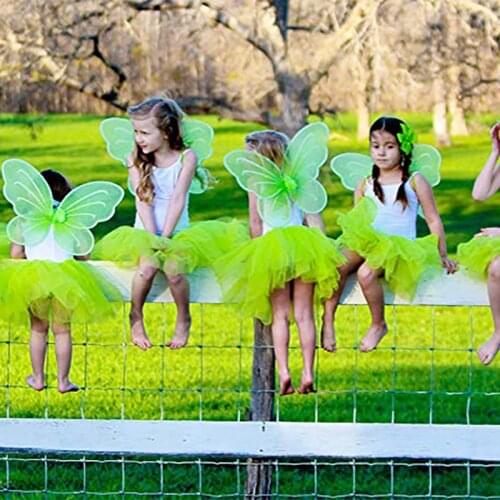 Butterfly Wing Crown princess Fairy Party Halloween costume Christmas dress up outdoor garden jungle birthday decoration gift