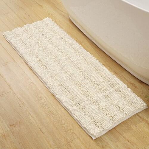 Water Absorb Bath Mat Microfiber Chenille Bath Rugs Non Slip Floor Mat Bathroom Bedroom Living Room Carpet Tapis Salle de Bain