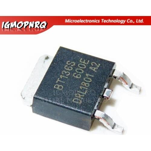 100pcs BT136S600E BT136S-600E triac SMD TO-252 new original