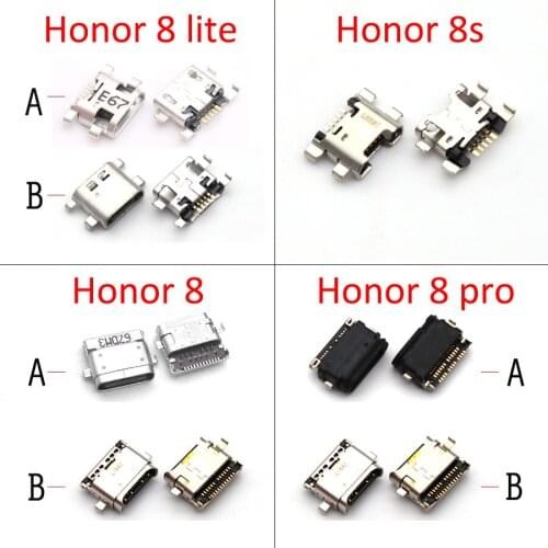 2pcs For Huawei Honor 8 8S 8 Pro 8 V8 Lite Micro Usb Charging Connector Type C Plug Dock Socket Port Jack