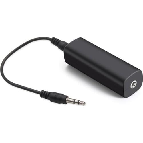 3.5mm Audio Cable Anti-interference Ground Loop Noise Isolator Cancelling Reducer Filter Killer for Car Audio Home Stereo System