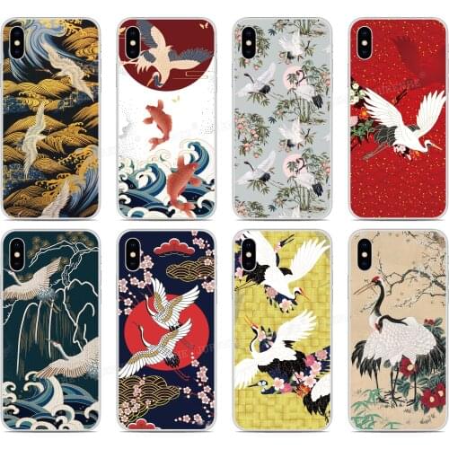 Crane Cover For Huawei P Smart Y7A Nova 8 SE Enjoy 10S 20 Z Honor 9S 10X 30 Lite Mate 30E 40 Pro Plus Y8P Y9A Y5P Y6P Phone Case