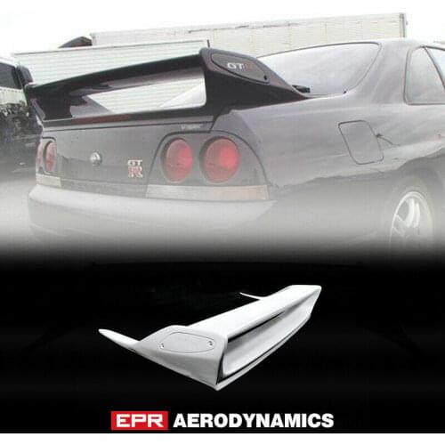 For Nissan R33 Skyline GTR OE Style FRP Fiber Unpainted Rear Spoiler Wing Exterior Body accessories kits