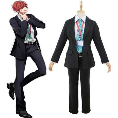 Game HypnosisMic Division Rap Battle Cosplay Costumes Doppo Kannonzaka Cosplay Costume Uniform Halloween Party Cosplay Costumes