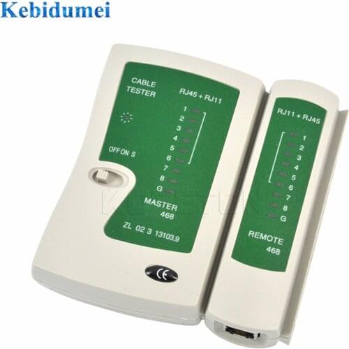 Kebidumei Network Cable Tester RJ45 RJ11 RJ12 CAT5 UTP LAN Cable Tester Wire Telephone Line Detector Tracker Tool kit
