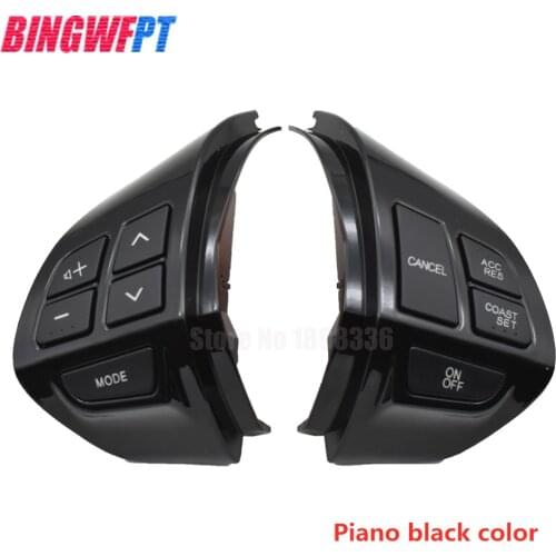 New Steering Wheel Volume Sound Button Left Right Fit for MITSUBISHI LANCER OUTLANDER ASX 2007 2008 2009 2010 2011 Piano black