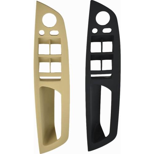 For BMW E70 E71 X5 X6 SAV 2007-2014 High Quality Beige Black Interior inner Door Armrest Handle Inner Panel Pull Trim Cover Kit