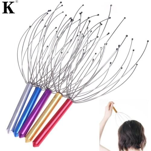 1Pcs Head Massager Hand Held Scalp Massager Stainless Steel Best Deal free shipping products from aliexpress