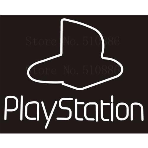 Custom NEON Sign Board Play Station Glass Tube Beer Party Bar Club Pub Display Store Shop Light Signboard Signage Signs 17*14"
