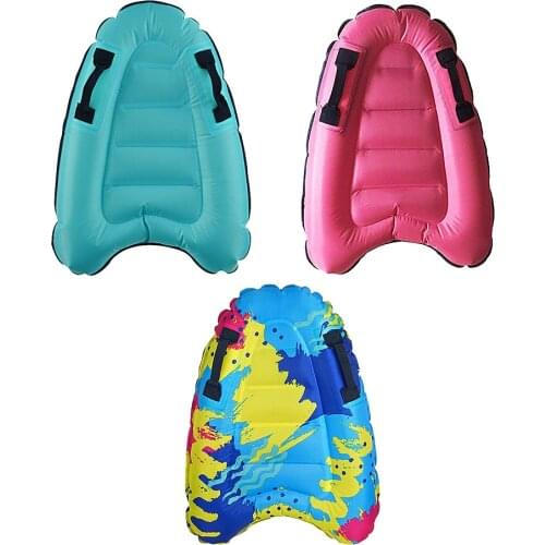Newest Children Inflatable Bodyboards Kids Lightweight Soft Mini Surfboards Outdoor Swimming Pool Beach Floating Mat Pad Float