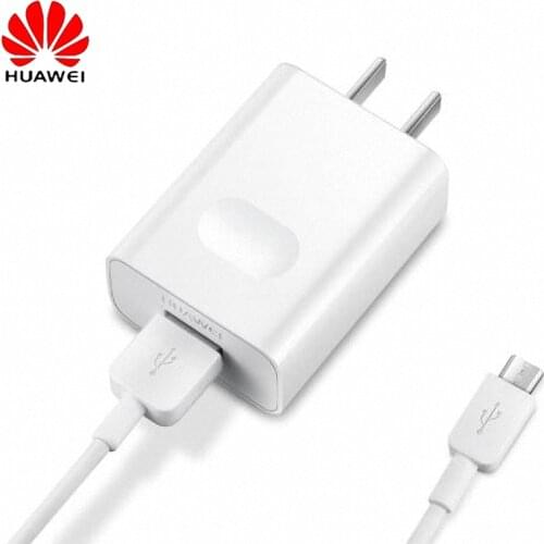 Original Huawei wall charger 9V/2A 18W huawei Quick charger 2.0 + 2A type c cable or Micro cable for smart phone drop shipping