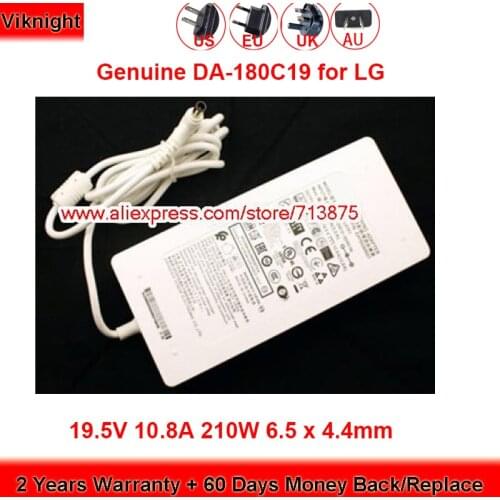 Genuine DA-180C19 AC Adapter EAY65068601 19.5V 10.8A 210W Charger ACC-LATP1 for Lg 32UD99 34WK95C 32BL95U EAY65068604