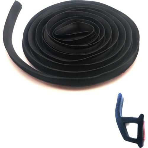 Car Window Door Rubber Seal Weather Strip 4M P-shape Hollow Weatherstrip