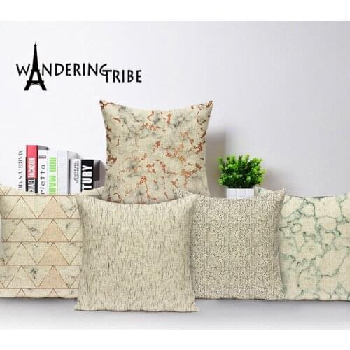 Scandinavian Home Decor Cushions Nordic Design Pillowcases On Pillows 45 X 45 Cm Abstract Decorative Cushion Covers Print Cojin