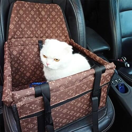 Pet Car Seat Bag Double Thick Travel Accessories Mesh Hanging Bags Folding Pet Supplies Waterproof Dog Mat Blanket Safety