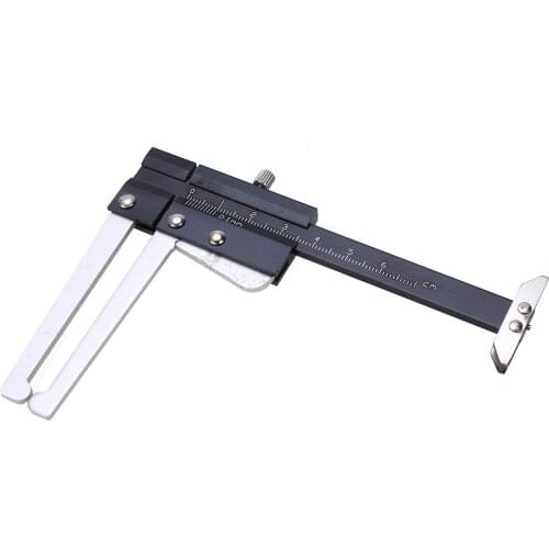 Brake Disc Measuring Caliper Stainless Steel Tire Depth Gauge Tire Tread Depth Gauge Brake Tester Disc Thickness Measuring Tool