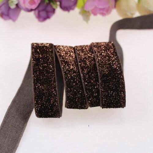 5/8" frosted glitter elastic B-36 for accessaries, 150yards/roll