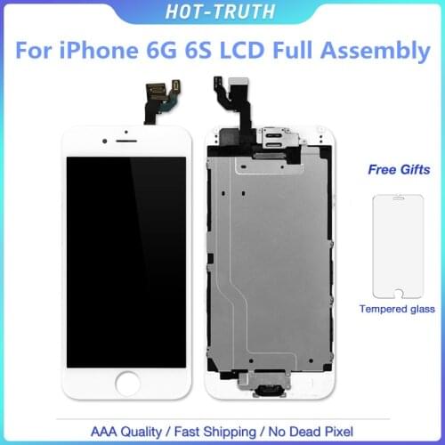10Pcs OEM LCD For iPhone 6G 6s 6Plus 6SPlus Display Full Set Digitizer Assembly Replacement +Front Camera+Speaker+Home Button