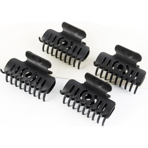 10pcs/set Heat Resistance Perm Rods Big Hair Clips Hair Roll Curling Bars Butterfly Hair Clip Grips Barrel Hairbrush Clips 1253