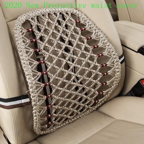 2020 New High quality car seat waist back mesh seat back cushion cool pad To Alleviate Waist Pressure Accessories