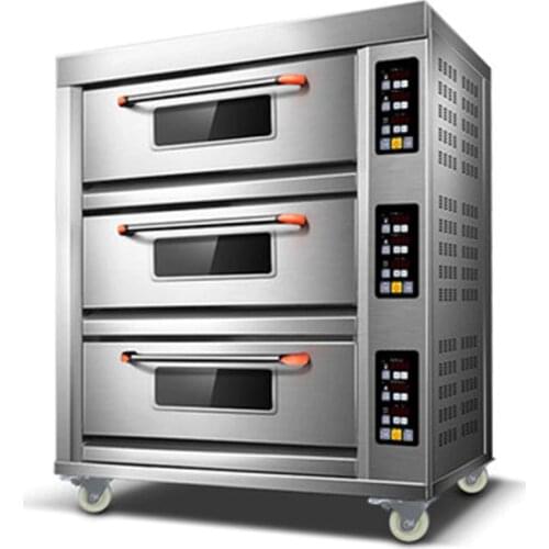 56L*3 Three-layer electric oven Pizza oven Bake electric bakery oven Commercial large oven Multi-function oven 220v/380v