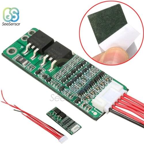 5S 15A BMS Charger Protection Board 18V 21V Circuit Current Overcharge Cell Protection Module for 18650 Li-ion Lithium Battery