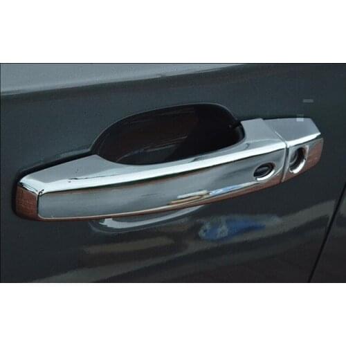 For MG GS 2015 2016 2017 ABS Chrome accessories car styling Car door protector Handle Decoration Cover Trim 8pcs