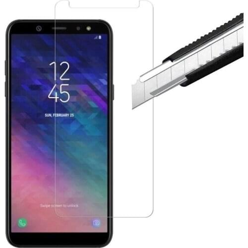 9H 2.5D HD Tempered Glass For Samsung A6 2018 Screen Protector For Samsung Galaxy A6 Plus 2018 Front Glass Protective Film