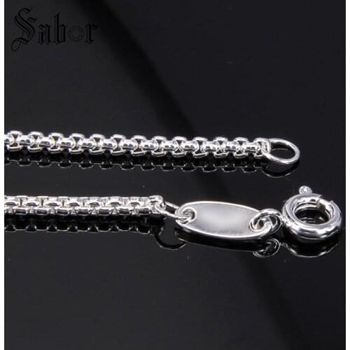 Link Chain Necklace with Lobster Clasp Fit Pendant Width:0.2cm Handmade Jewelry Gift for Women & Men 034 thomas