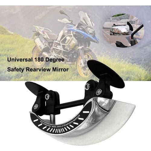 For BMW R1200GS LC R1250GS F900R F850GS F800GS S1000XR G310GS G310R 180 Degree Safety Rearview Mirror Give Full Rear View mirror