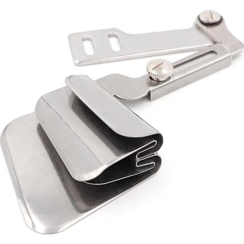 1 Piece Double Layer Seaming And Curling Device,Quilt Pillow Cover Making Tool Industrial Sewing Machine Parts Easy Adjustment