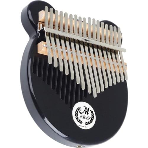 EQ Electronic Kalimba Thumb Piano 17 Keys with Cable, Portable Mbira Finger Piano Gifts for Kids and Adults Beginners
