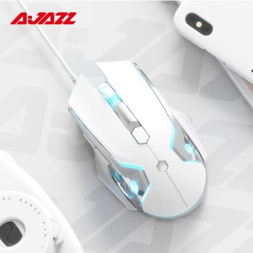 Ajazz AJ120 Ergonomics Gaming Mouse Backlit RGB 3200DPI USB Wired Computer Mice Gaming Accessories for PC Laptop Notebook Game