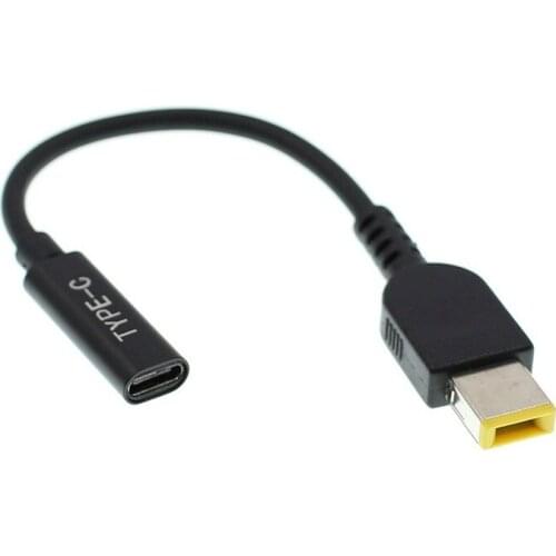 1pcs PD USB-C Type C Female To Mini Slim Cable 16cm for ThinkPad 10 Tablet and Helix 2 12V Power Adapter Converter Cord