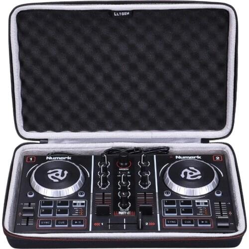LTGEM EVA Hard Travel Protective Carrying Storage Bag/ Case for Numark Party Mix | Starter DJ Controller