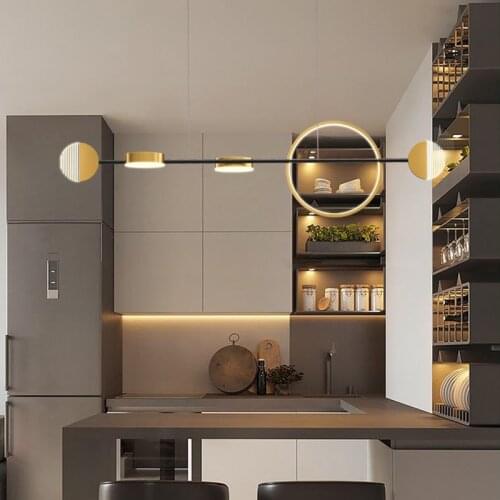 Minimalism DIY Hanging Modern Led Pendant Lights For Dining Room Bar suspension luminaire suspendu Pendant Lamp Lighting Fixture