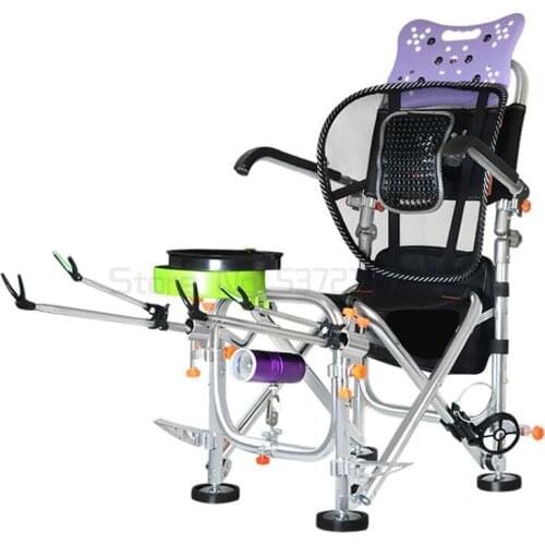 Multifunctional fishing chair fishing chair all terrain foldable portable platform fishing chair fishing gear
